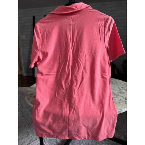 Vineyard Vines Boys Coral Seawall Solid Edgartown Polo Kids Size Large - Picture 2 of 6